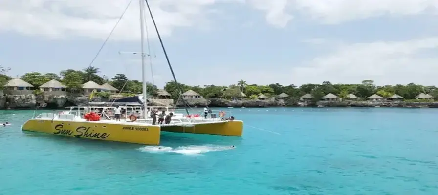 3. Take a Catamaran Cruise Along Negril’s Coast