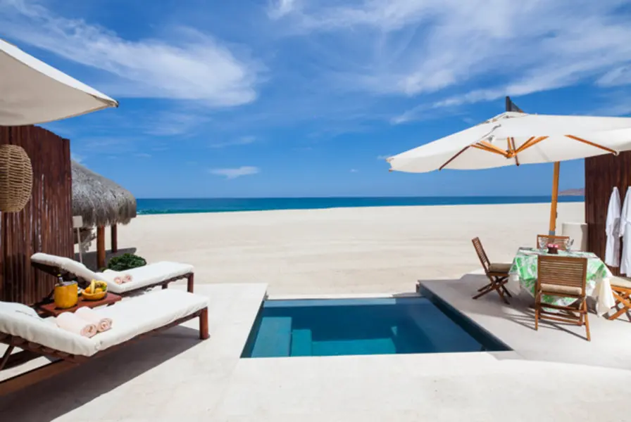 8. Enjoy Private Oceanfront Cabanas and Loungers