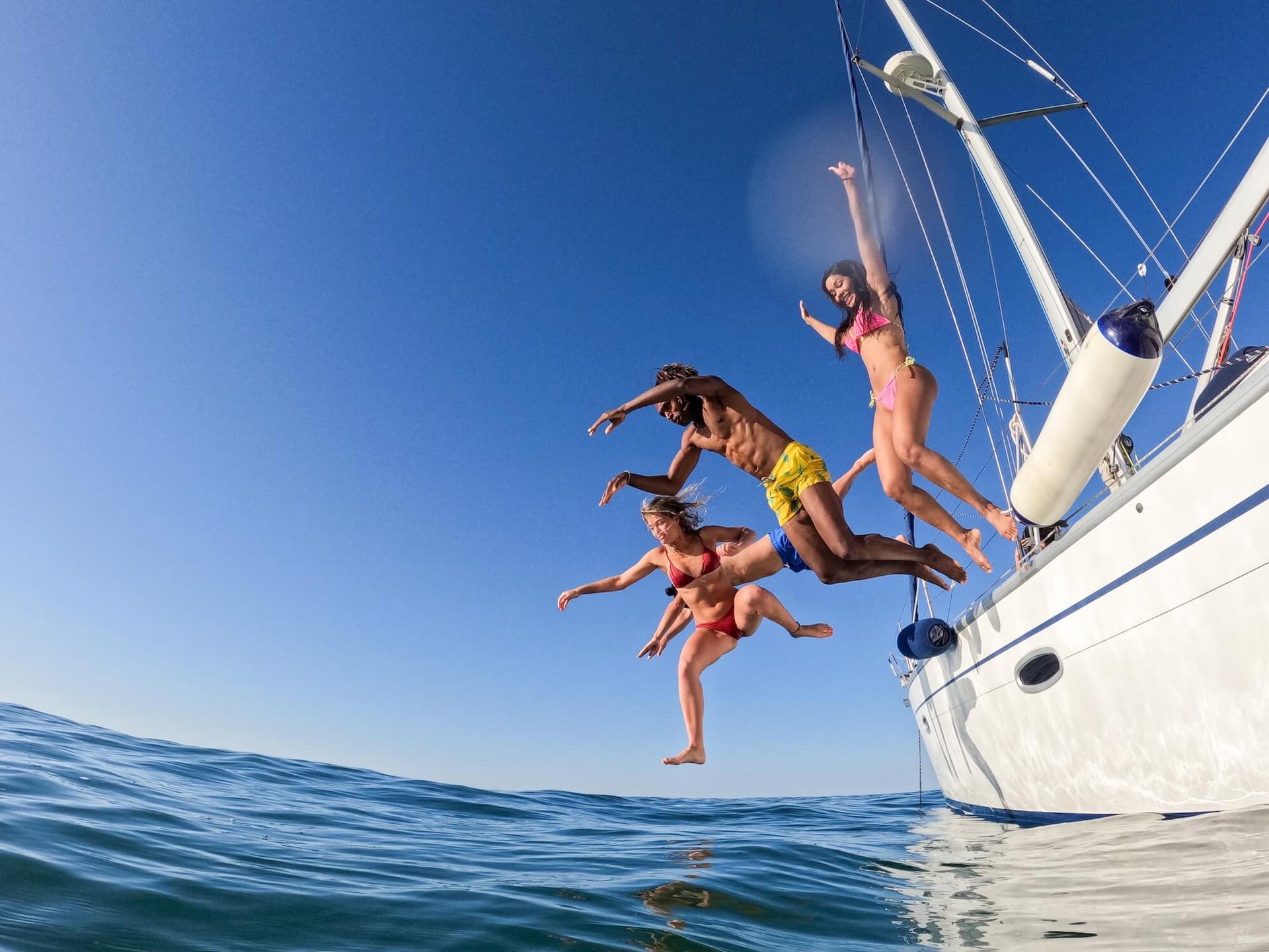 Boat Trips Club guests enjoying the water