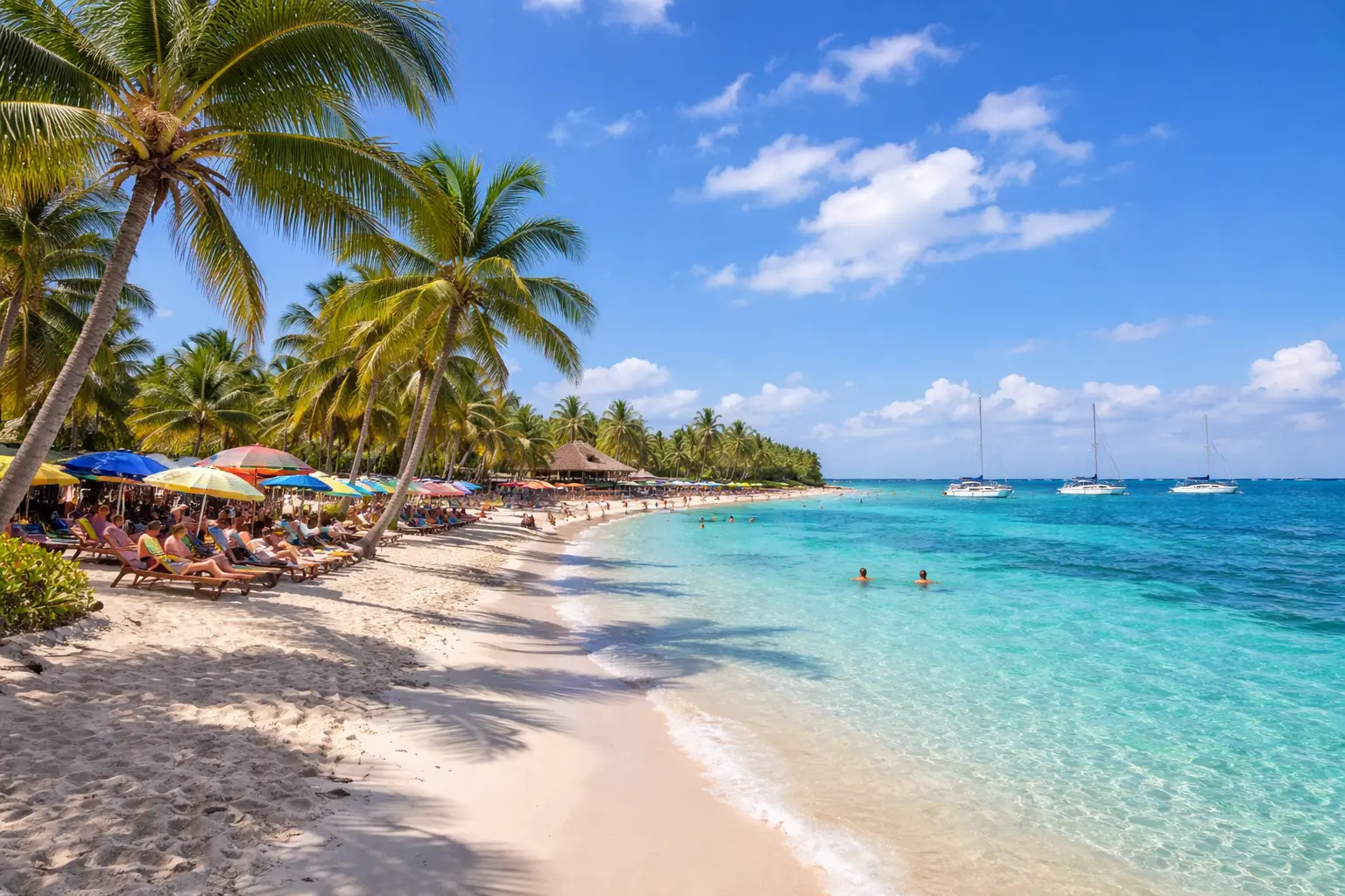 Isla Mujeres / Beach Time - Relax on the beach or explore Isla Mujeres before sailing back.