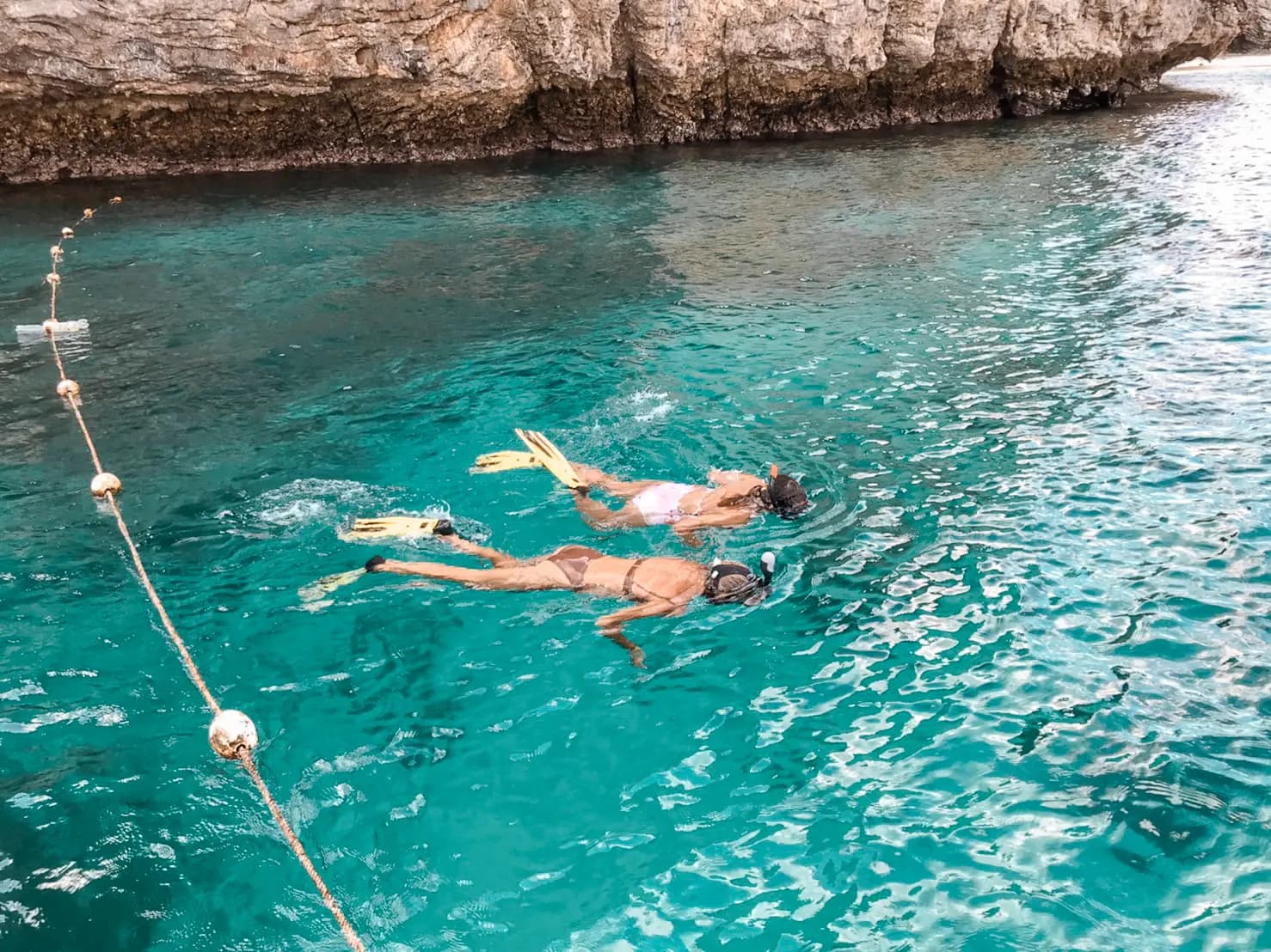 Toy Time Jet ski laps, snorkel sessions and SUP in a sheltered bay; grill fired up on the flybridge.