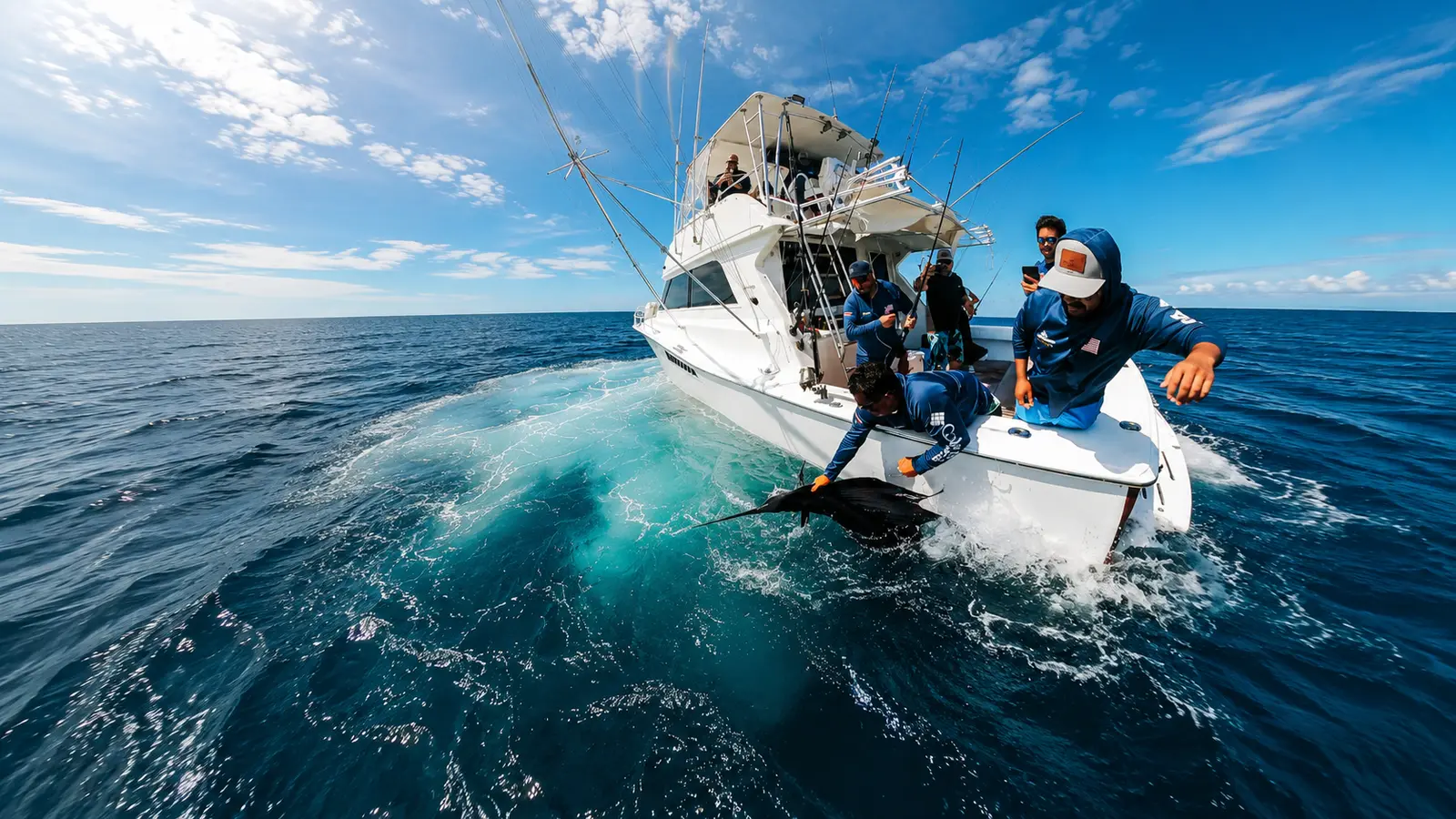 Big-Game Water Marlin, tuna, sails — the spread goes out where the charts say fish.