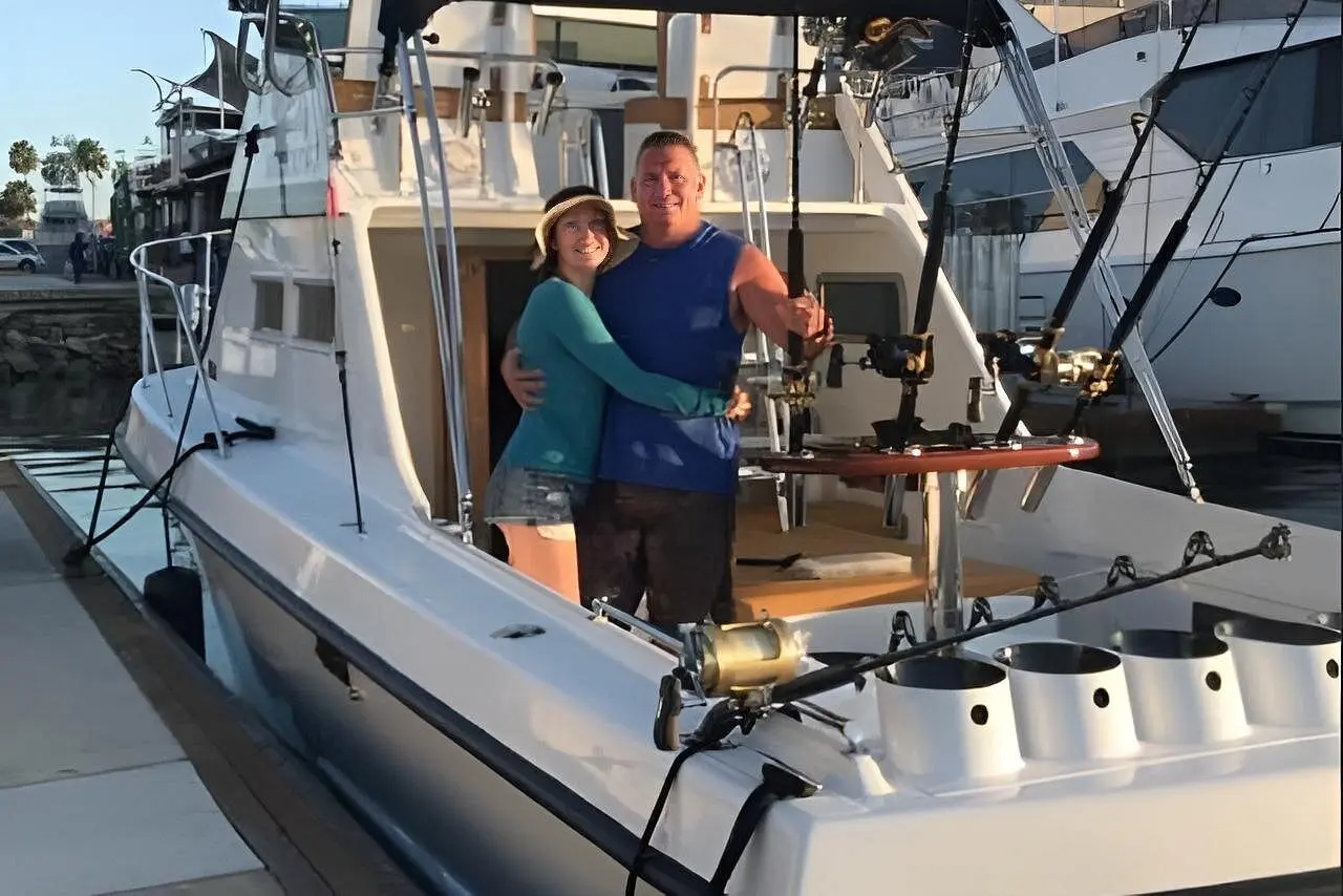 Departure from IGY Marina Dock E Meet your crew at the dock, board your private sportfisher, and head out toward the offshore grounds.