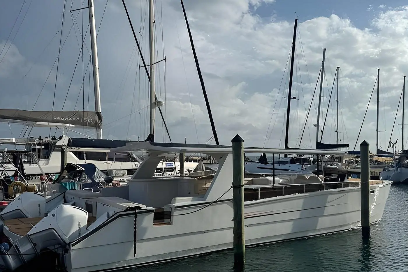 7:45 AM — Welcome at Samaná Town Marina Meet the captain and crew. Coffee and fresh fruit served onboard. Brief orientation while we cast off.