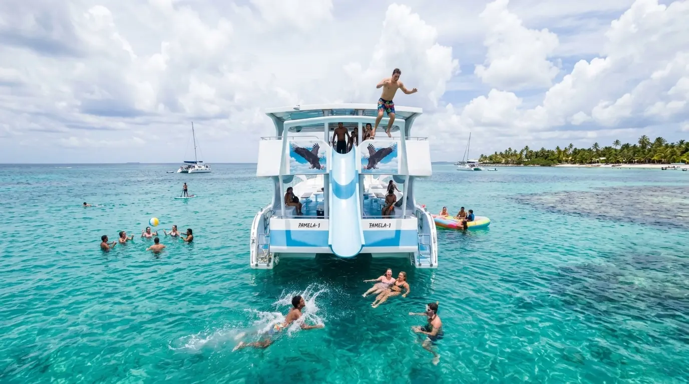 Beach time & celebration Dance, swim, relax — your event at full energy.