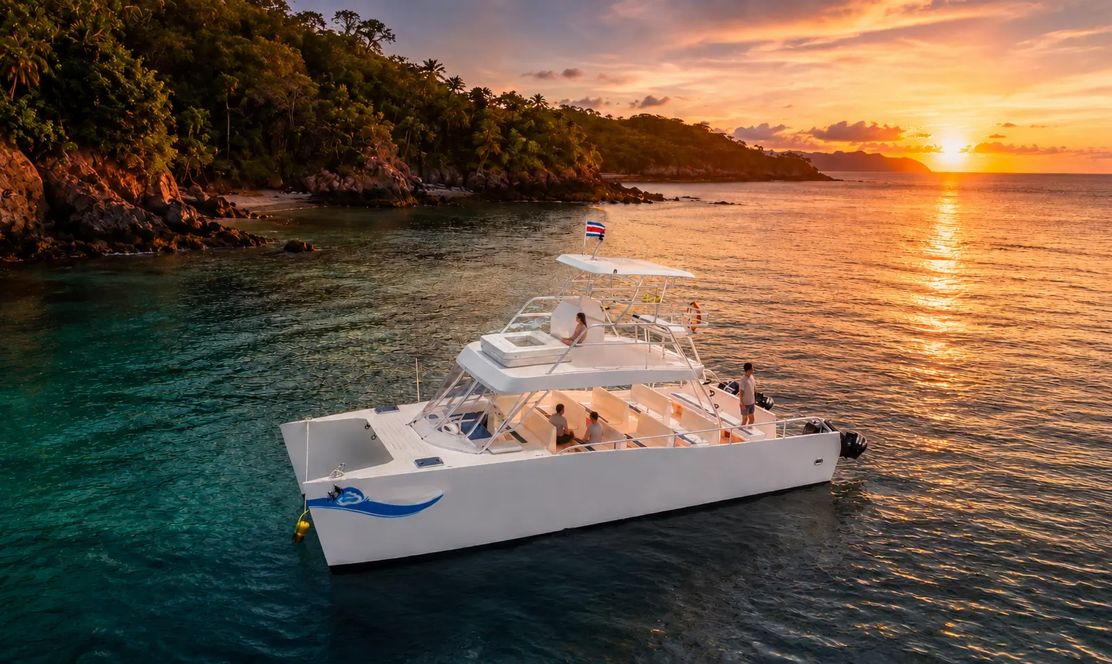 Departure, 4:15 PM Out of Herradura Bay with the bar already open
