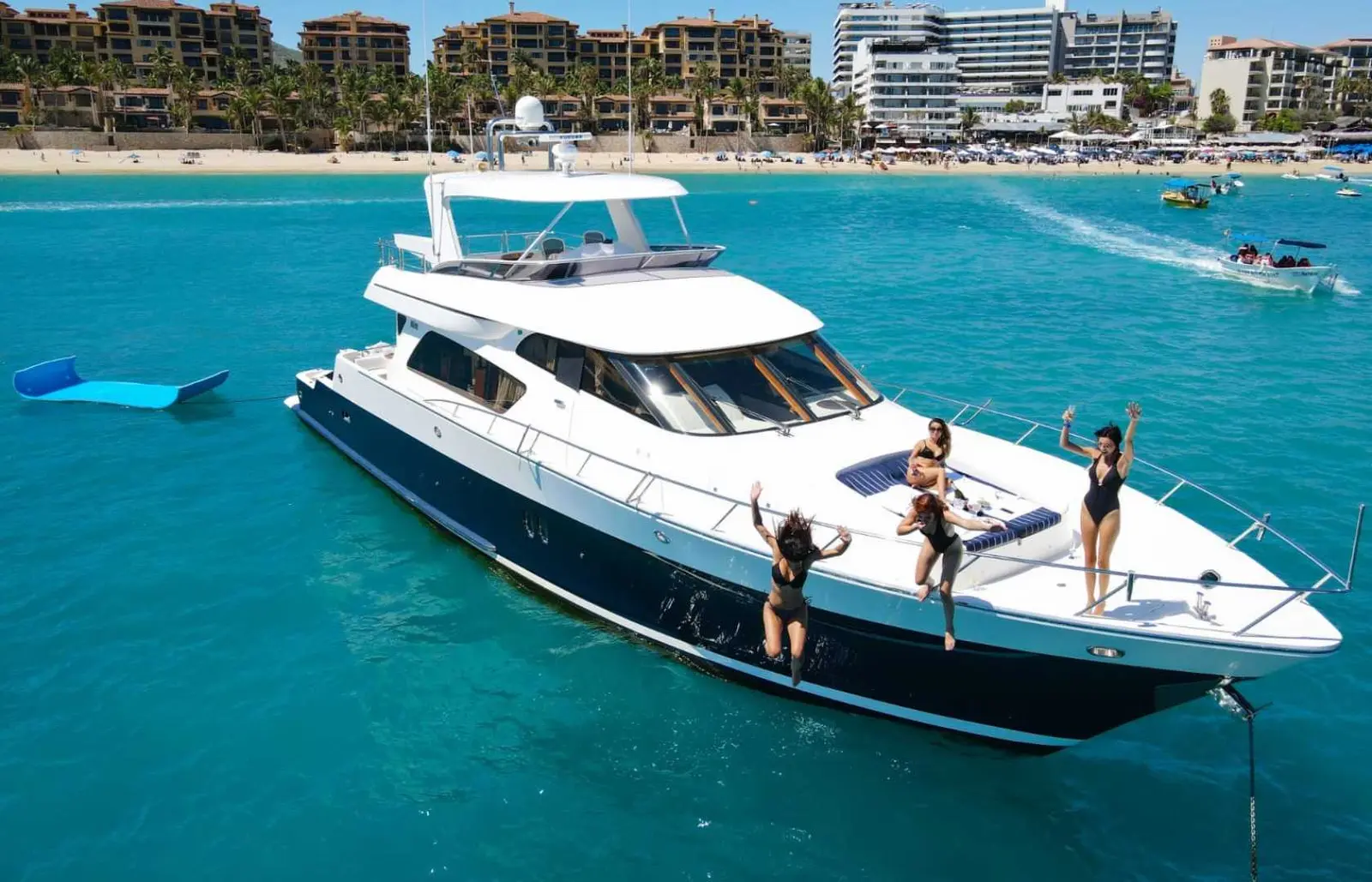 Boarding at Cabo San Lucas Marina