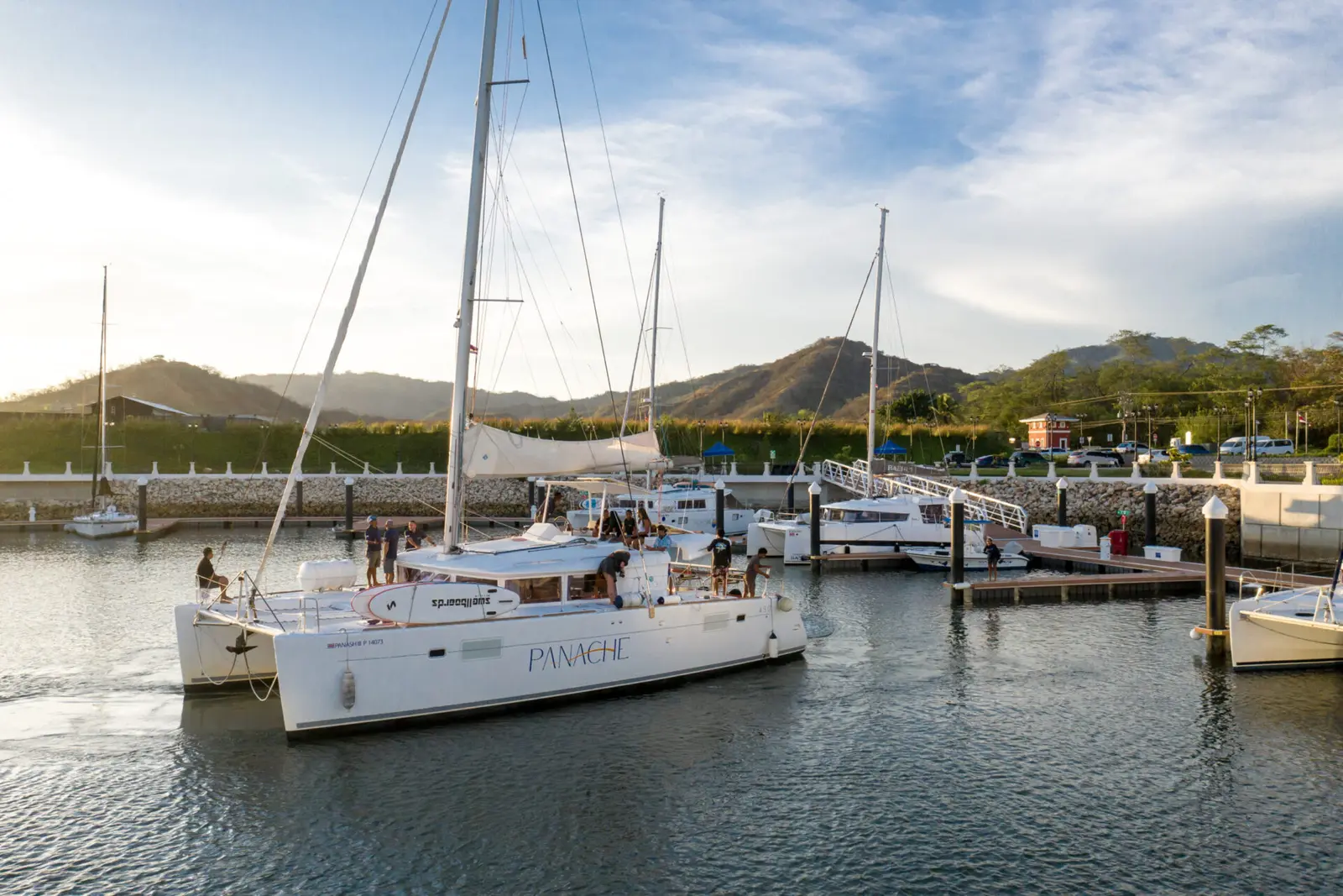 Boarding at Flamingo Marina