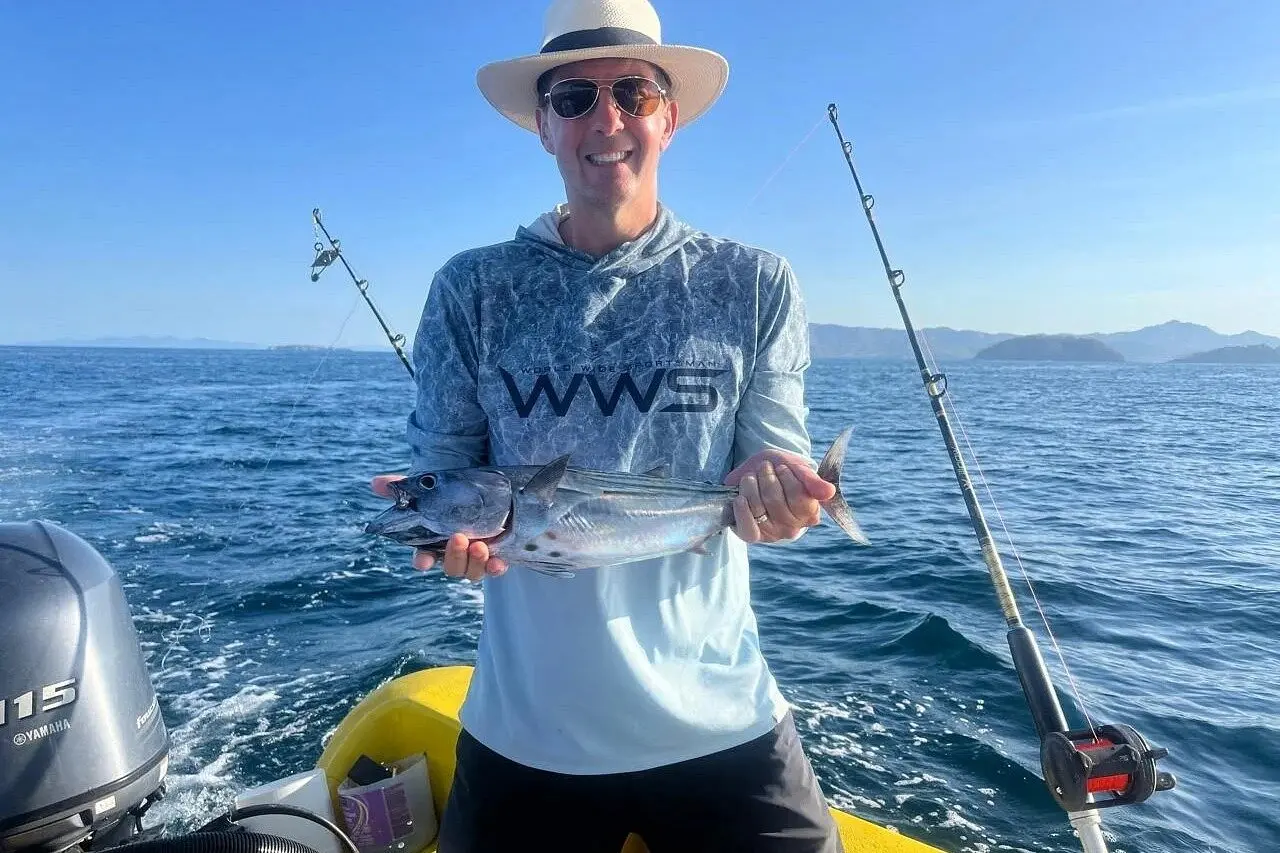 Begin Fishing — Trolling or Bottom Fishing  Captain guides you through the techniques — beginners get full coaching