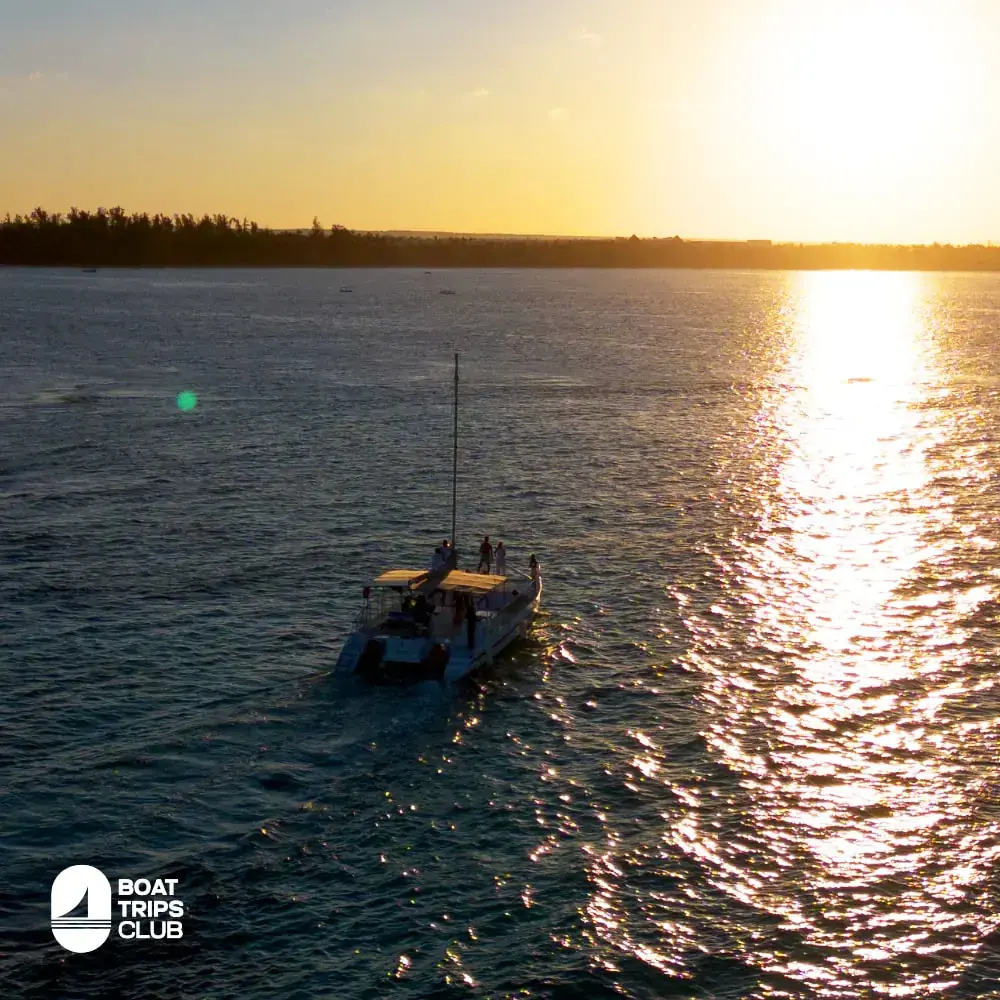 Sunset Sail Back (by 6:00 PM) - Watch the sky turn fiery orange as chef serves fresh lobster and shrimp, return to hotel