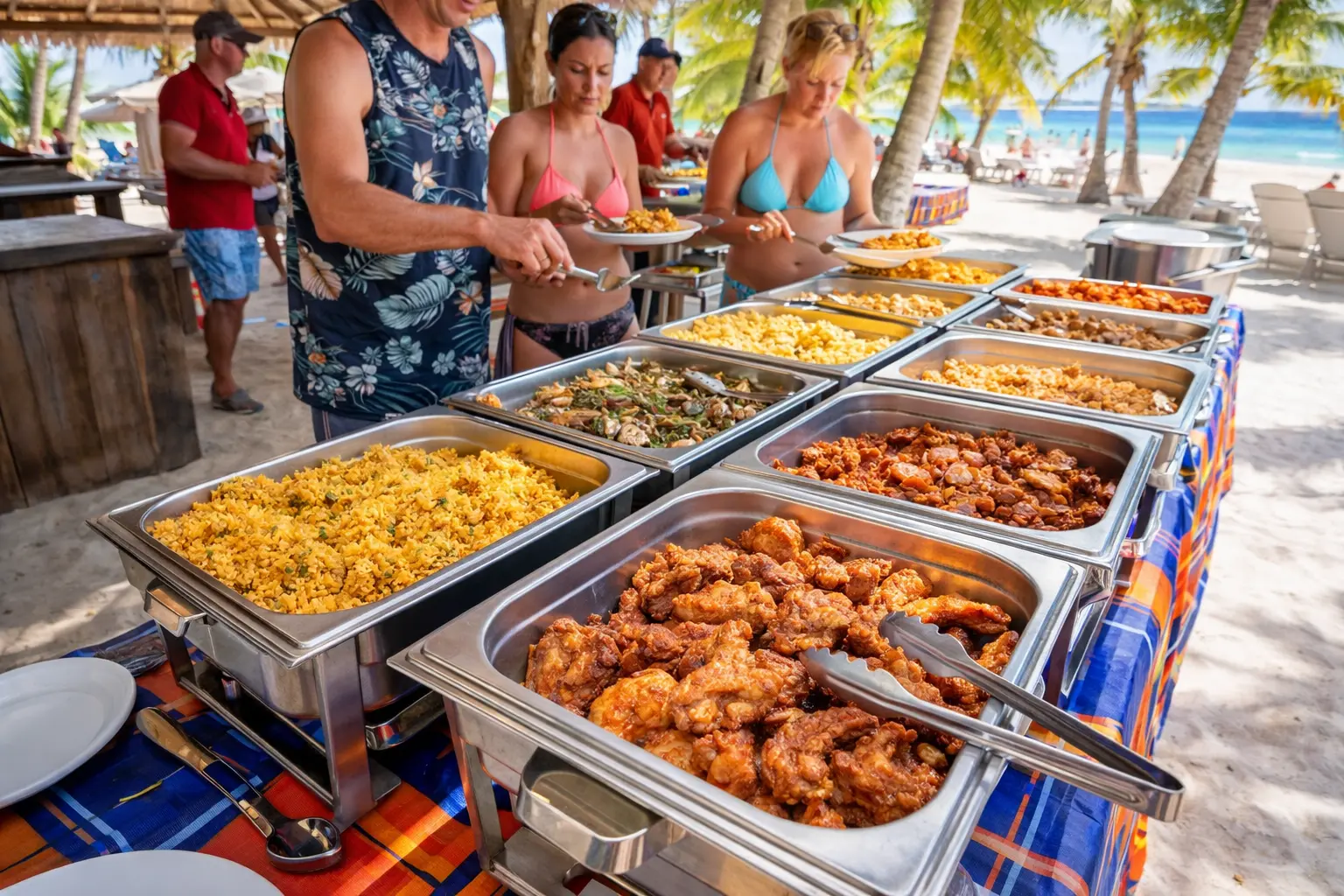 Saona Island beach & lunch Arrive at Saona Island and enjoy a beachfront buffet with Dominican flavors.
