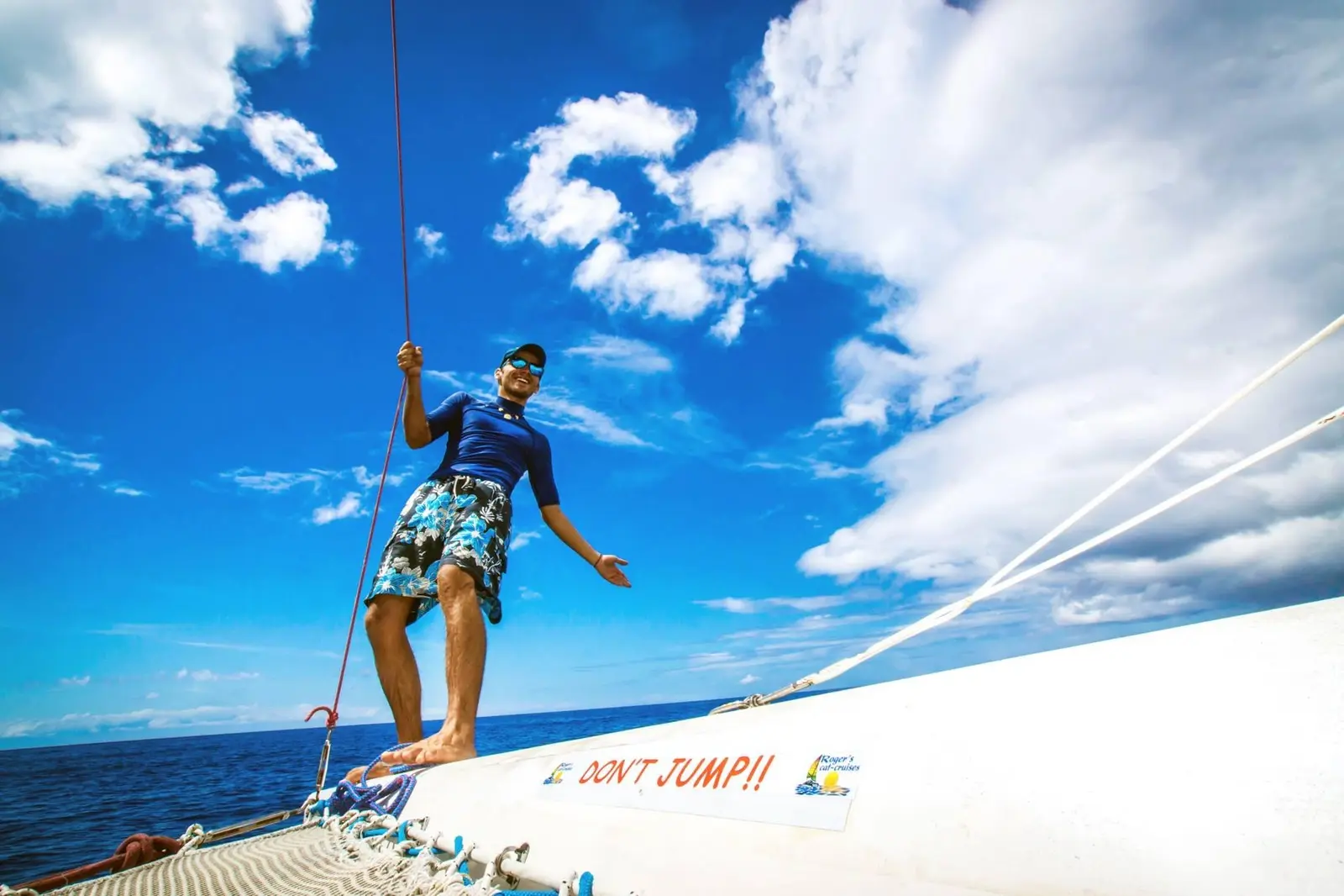 Sail along Roatan's south-western coast with snorkel stop or stops over the coral reef. On the sunset departure this is the golden-hour stretch of coastline