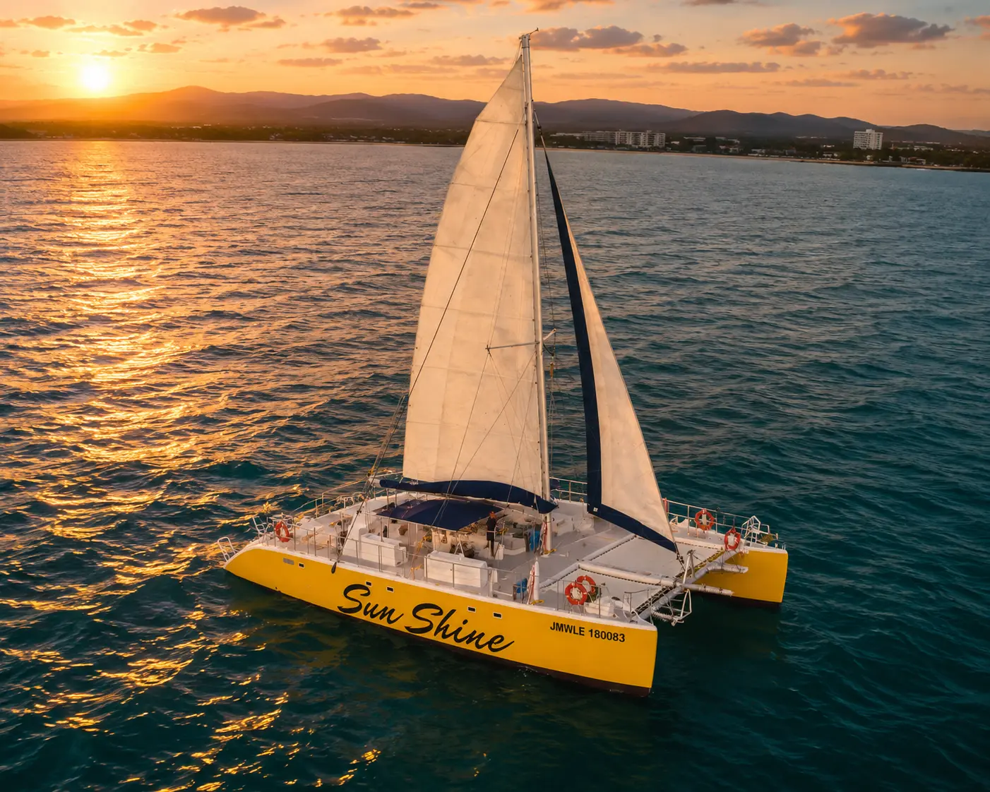 Set Sail (14:30) Welcome drinks for adults, fruit punch for kids, safety briefing for all ages