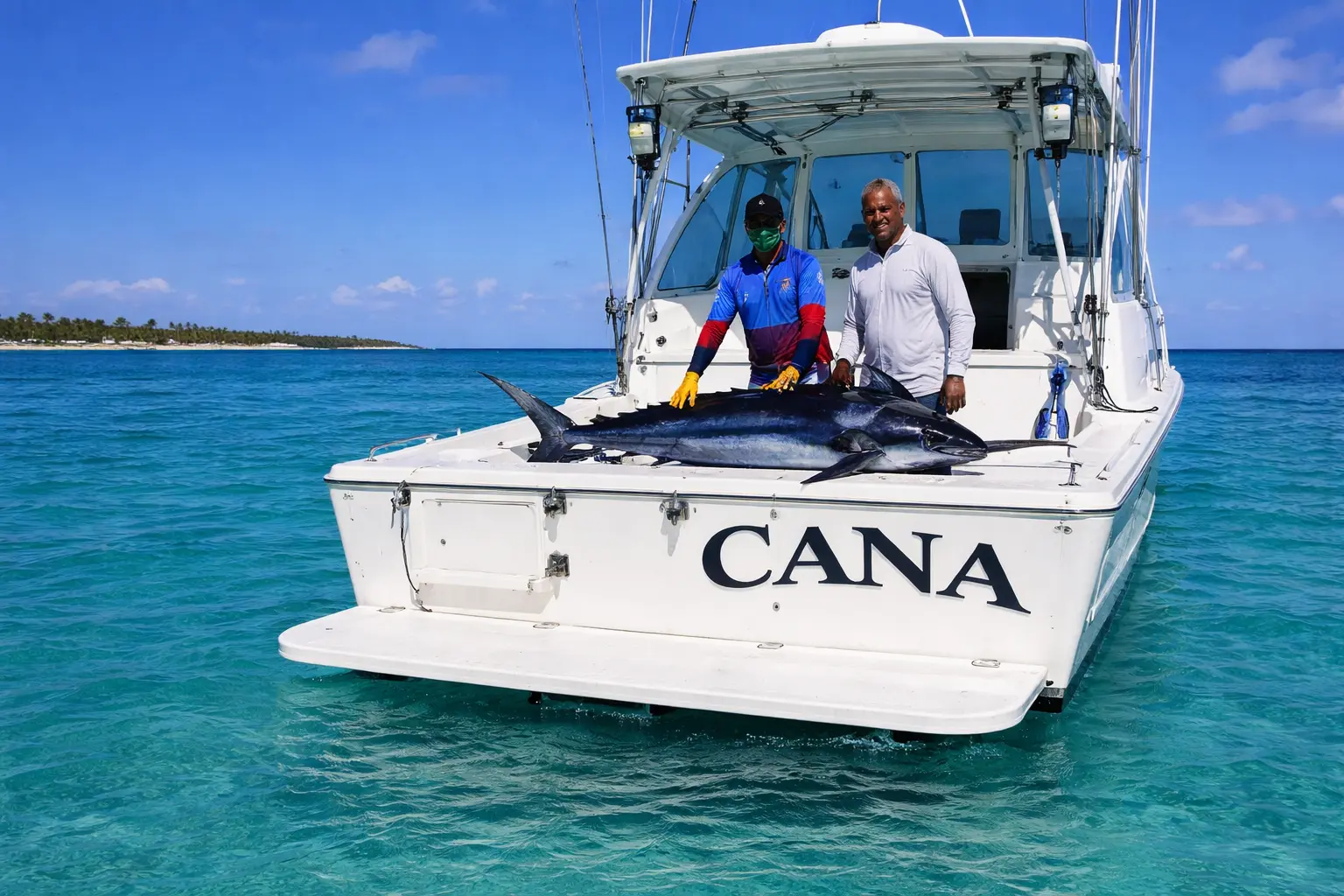 Departure from Cap Cana Marina Meet your crew and board your private fishing boat