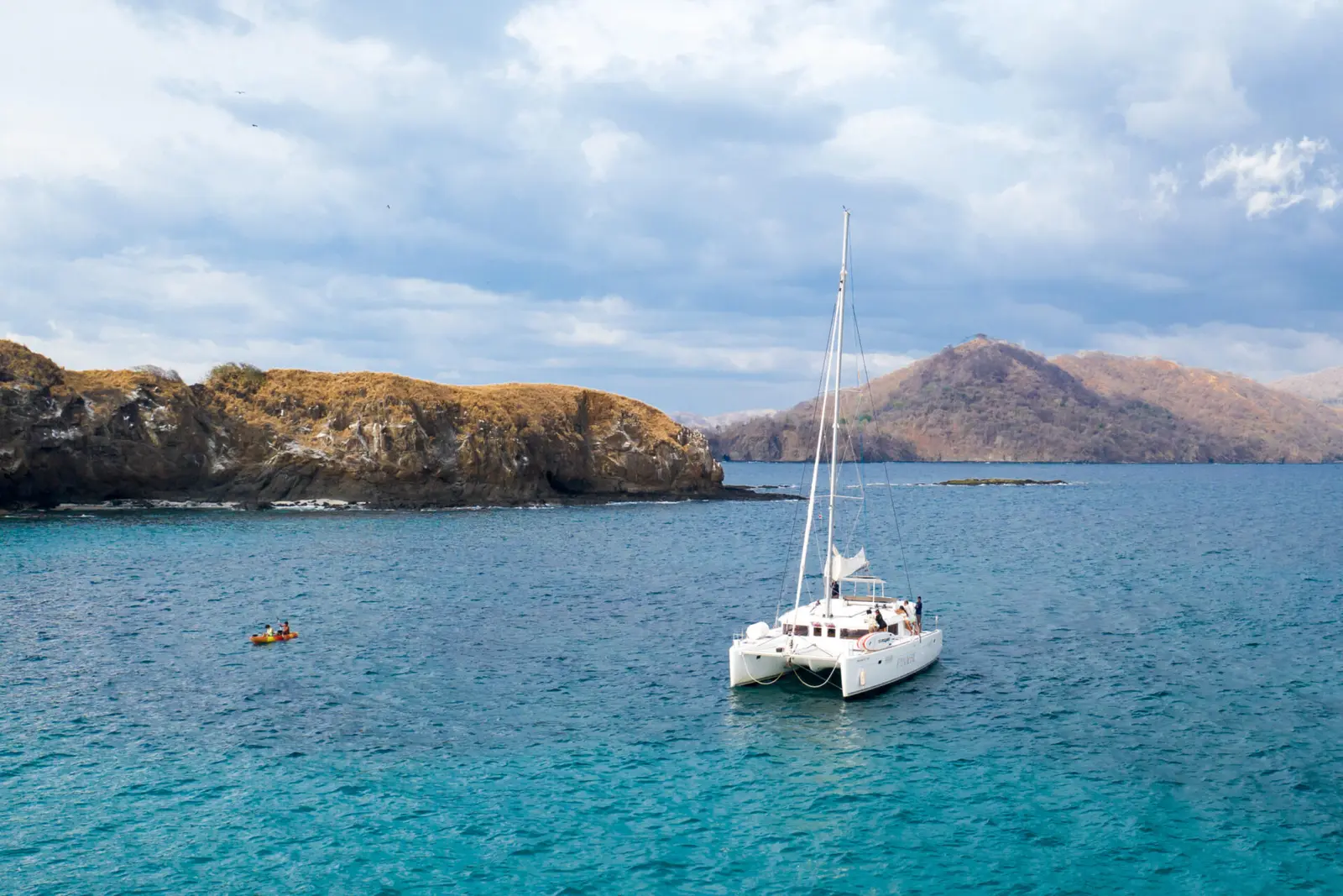Scenic Afternoon Sailing Along the Coast