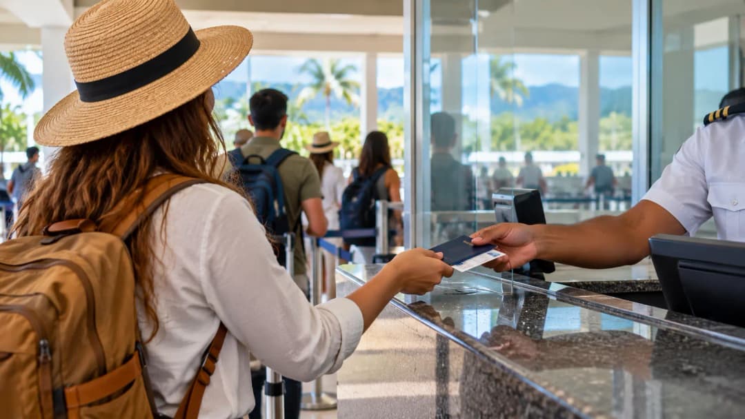 Airport Immigration Passport Check