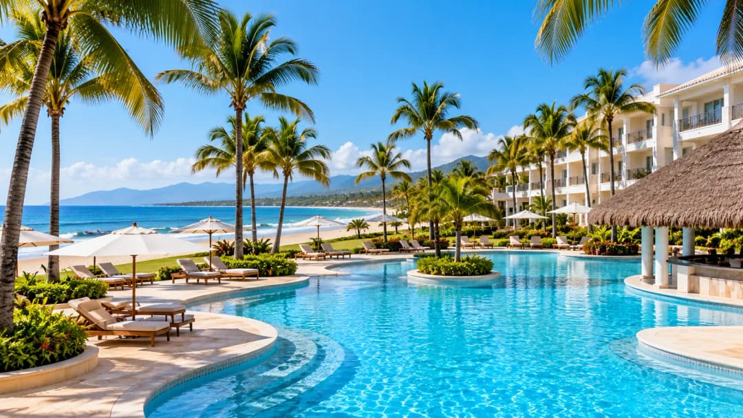 Tropical Beachfront Resort Paradise