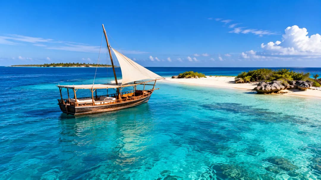 Tropical Dhow by Turquoise Shores