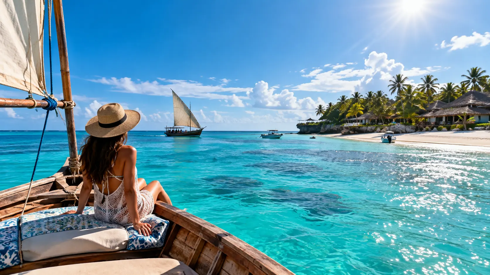 Zanzibar Weather January best for Boat Trips