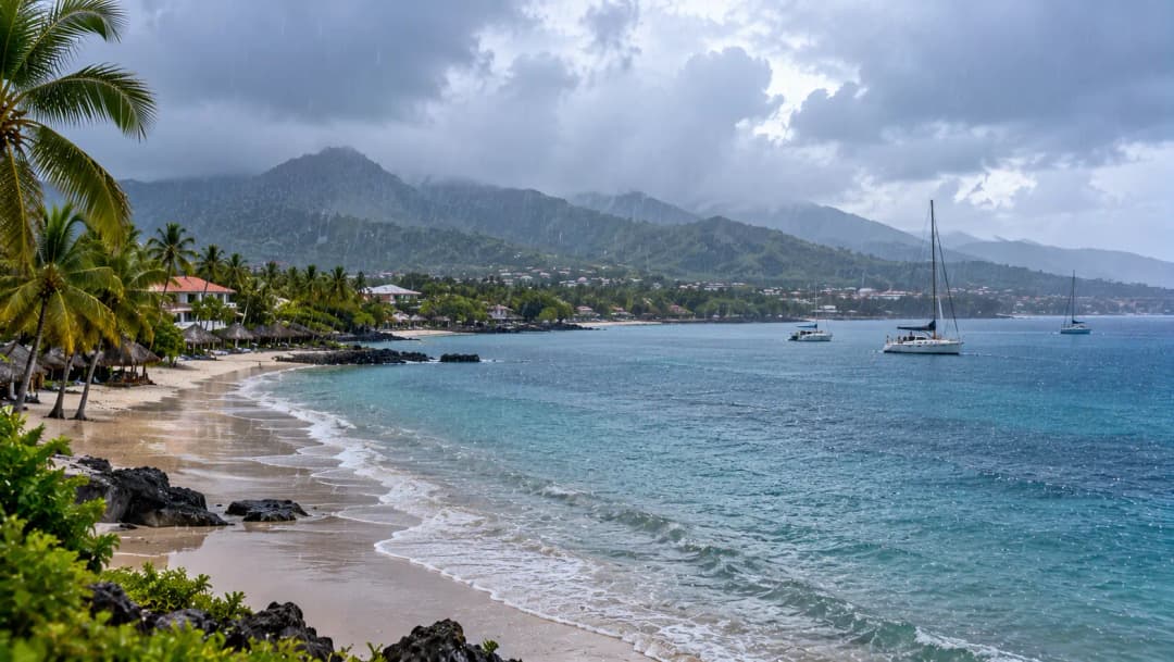 Rainy Tropical Bay Retreat