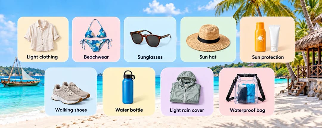 Tropical Beach Packing Checklist