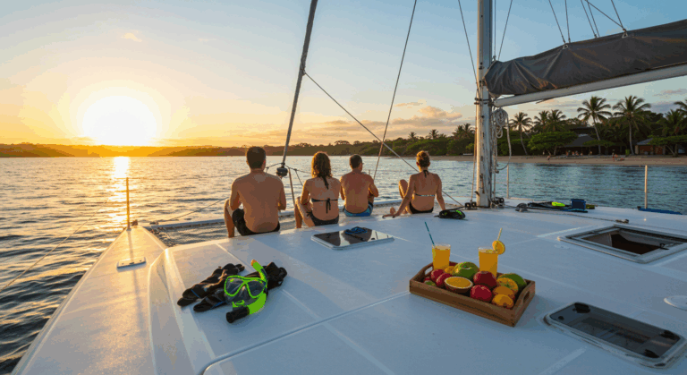 Top things to do in Tamarindo Costa Rica on a scenic catamaran ride.