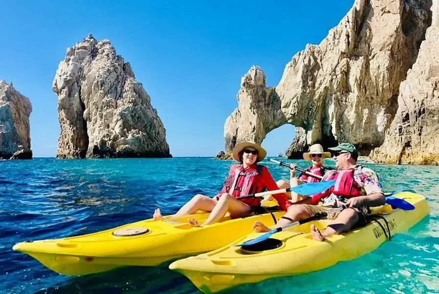 8. Take a Glass-Bottom Kayak Tour at Santa Maria or Chileno Bay