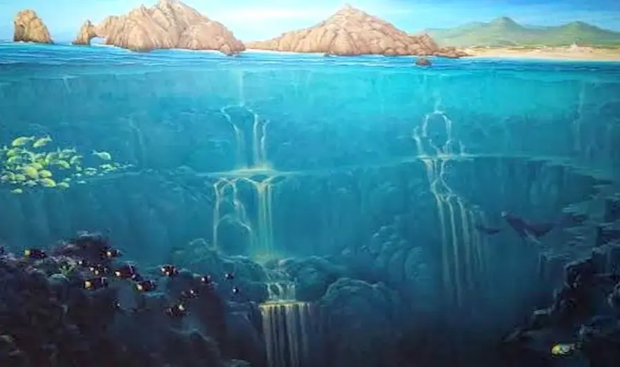 5. Unique Underwater Sandfall in San Lucas Bay