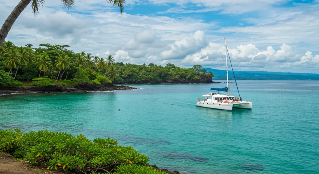 Boat trip in costa rica