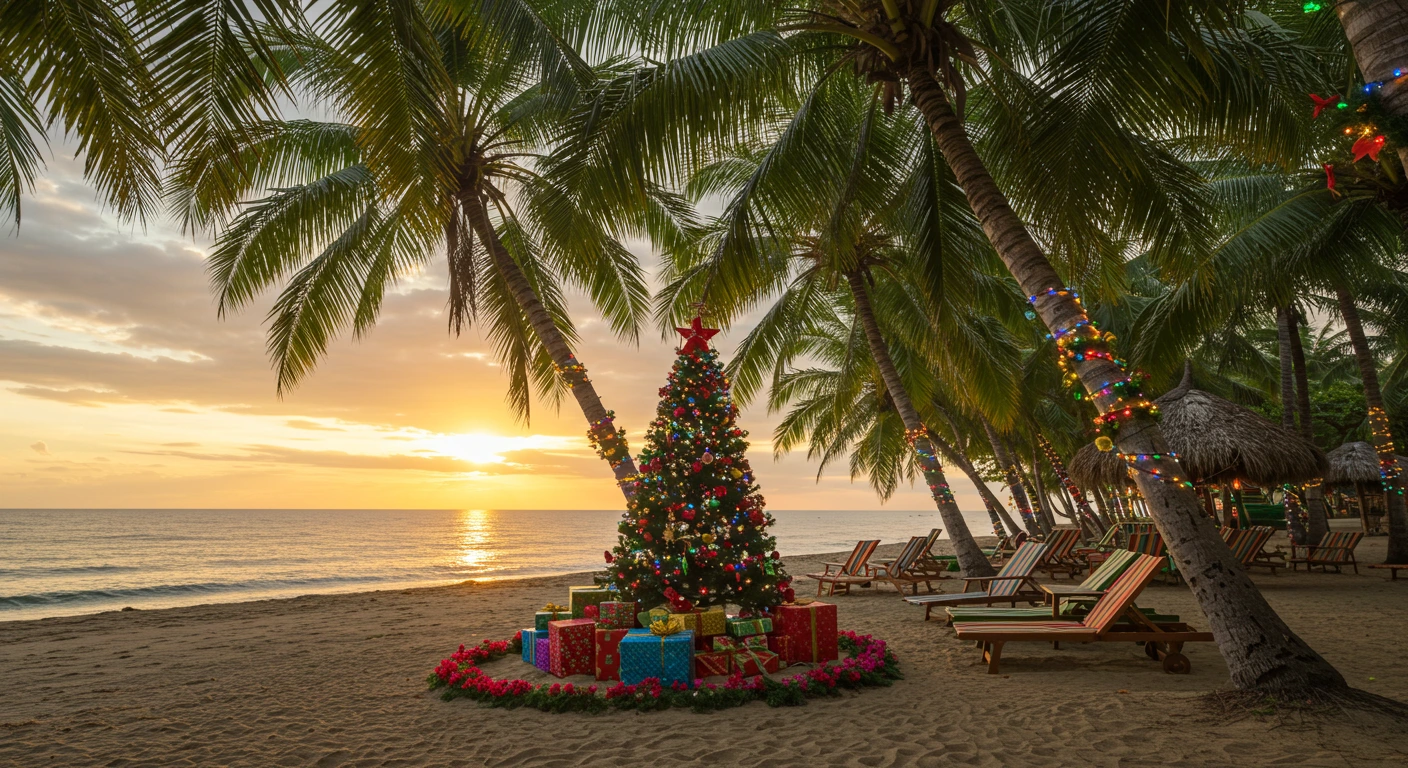 Sunny beaches and vibrant traditions during Christmas in Costa Rica