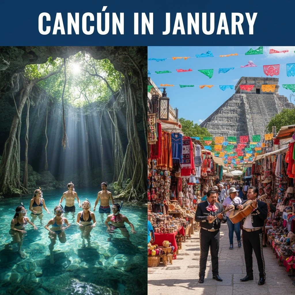Cancun in January