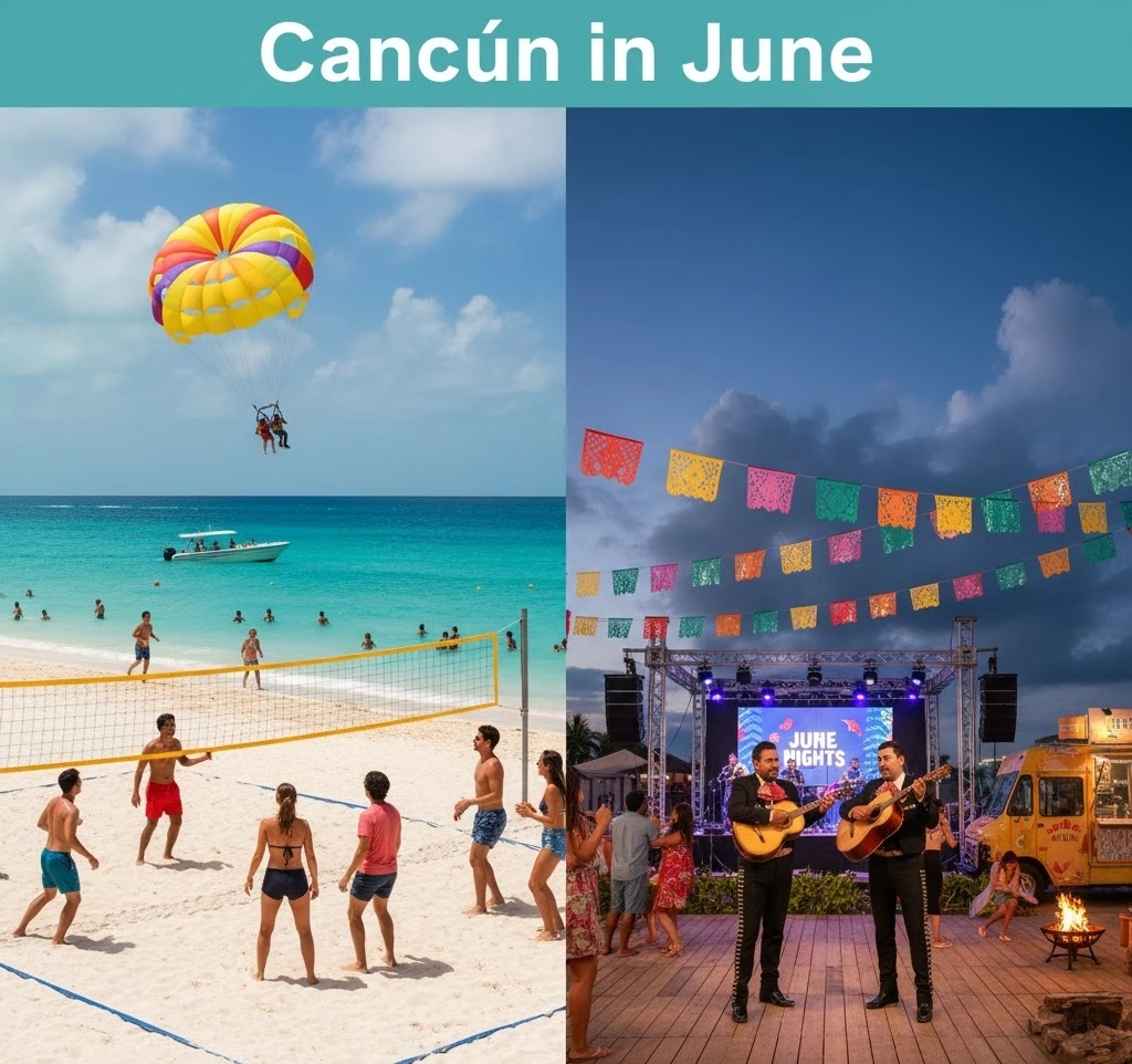Cancun in June 