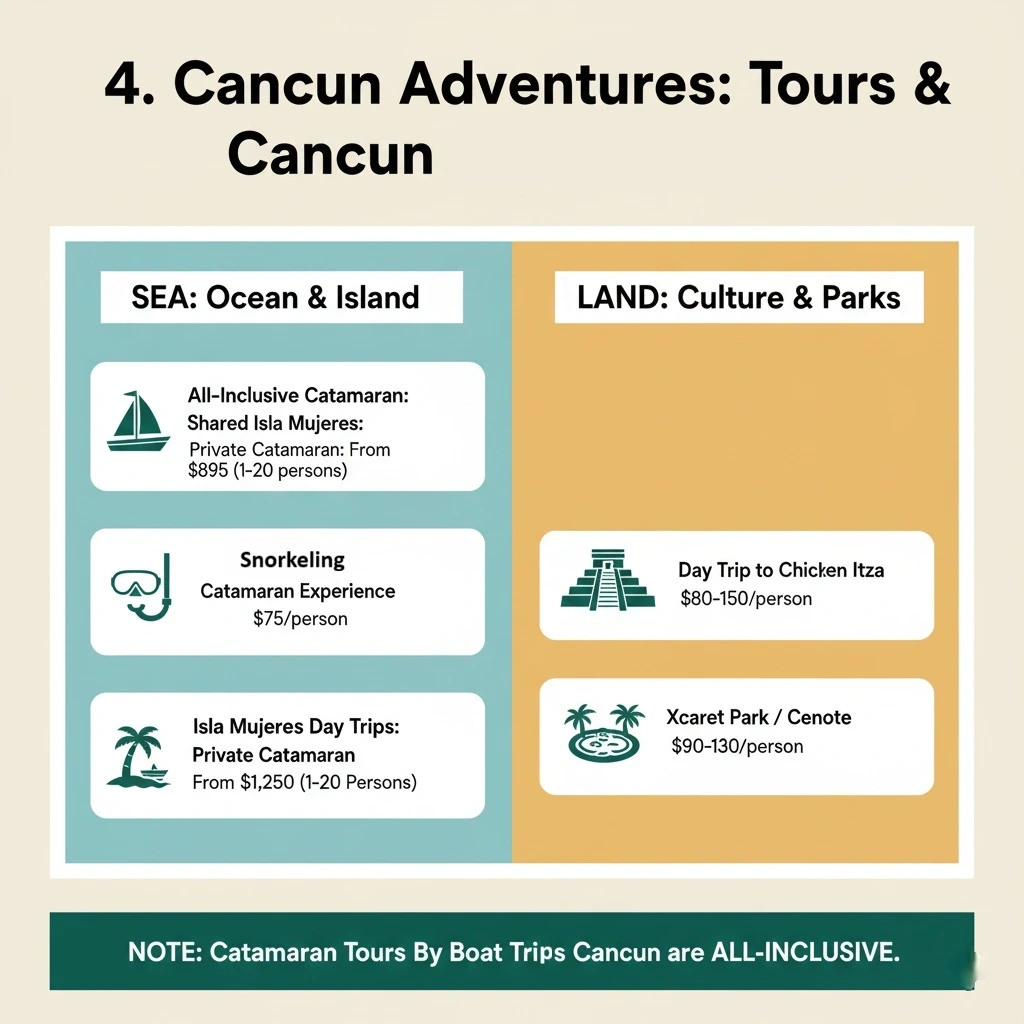 Tours and Excursions in Cancun