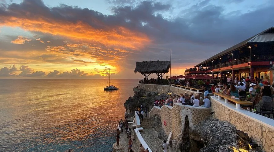 2. Cliff Diving and Sunsets at Rick's Cafe - Things to Do in Negril in February