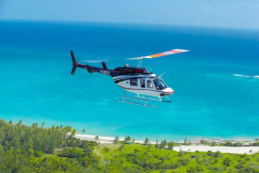 9. Helicopter Tour Over Punta Cana’s Stunning Coastline
