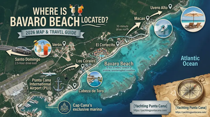 Exact Location of Bavaro Beach - Where is Bavaro Beach Located