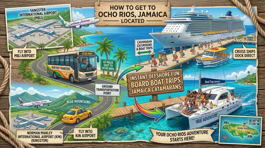 How to Get to Ocho Rios Jamaica Located - Where is Ocho Rios