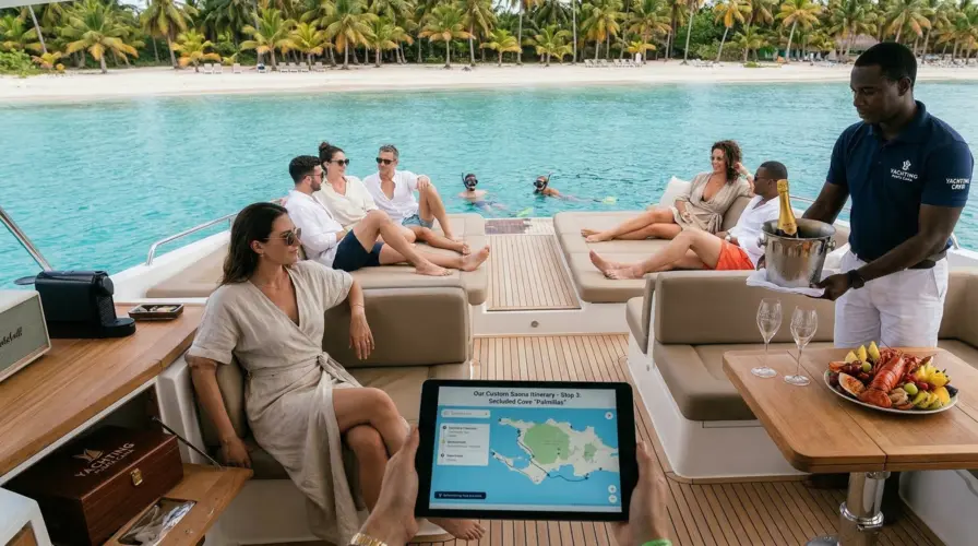 Pros Total Privacy, Custom Itineraries, Premium Amenities - Private Yacht Charters to Saona Island Luxury and Exclusivity