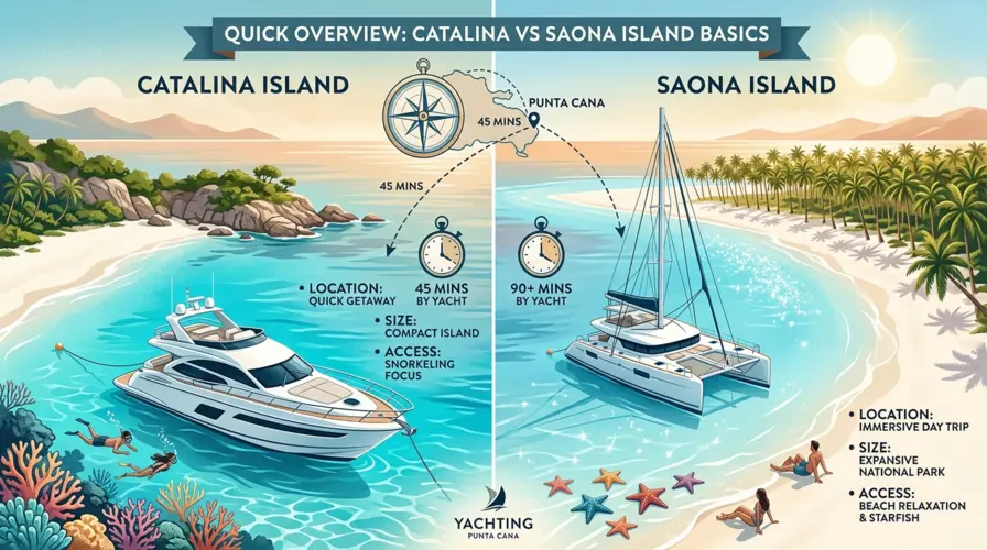 Quick Overview Catalina vs Saona Island Basics