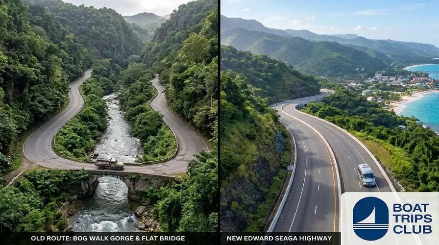 The Old Route vs. The New Highway - How Far is Ocho Rios from Kingston