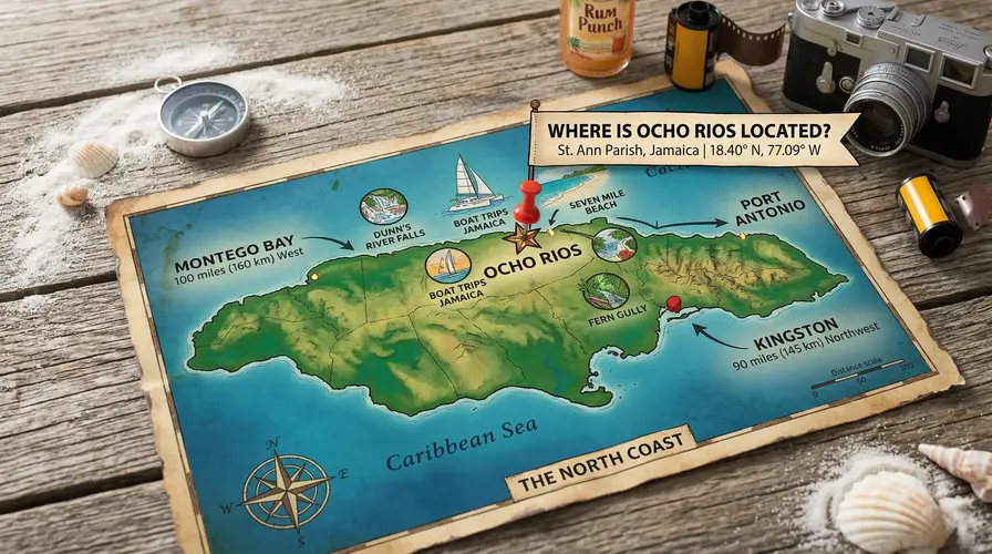 Where is Ocho Rios Located on the Map - Where is Ocho Rios