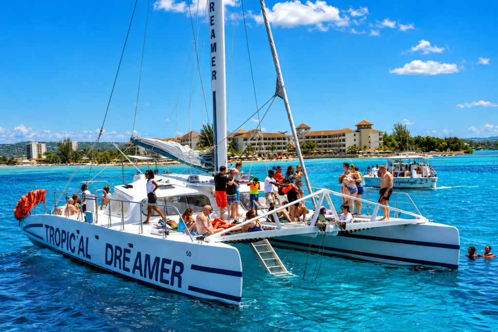 Montego Bay Morning Catamaran + Marine Park Snorkel