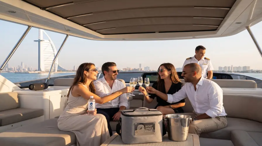 What does a Dubai luxury yacht charter include - Dubai Luxury Yacht Charter