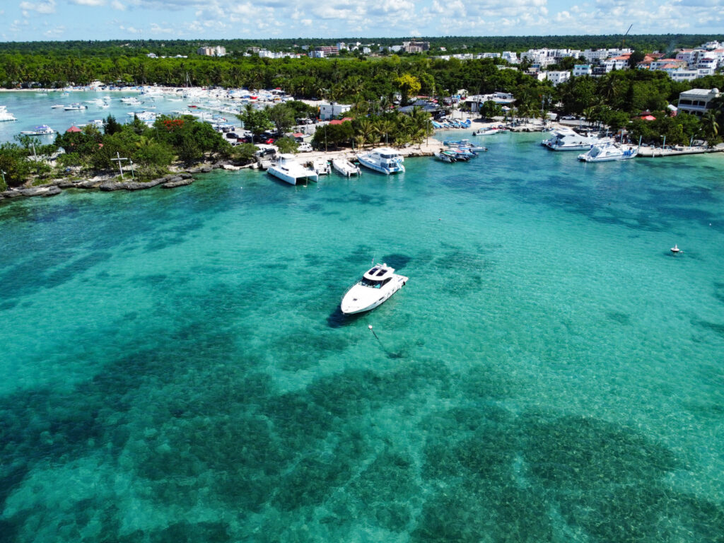 Boat from Bayahibe