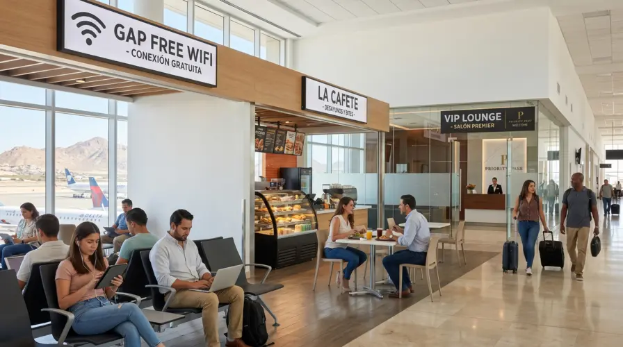 6. SJD Airport Amenities Free Wi-Fi, Food, and VIP Lounges - SJD Airport