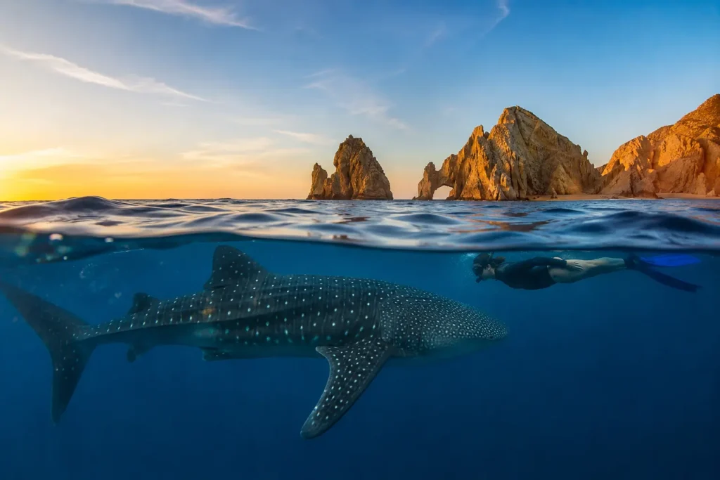 Enjoy swimming with wale shark in Cabo