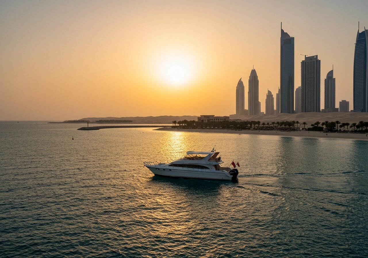 Dubai sunset cruise