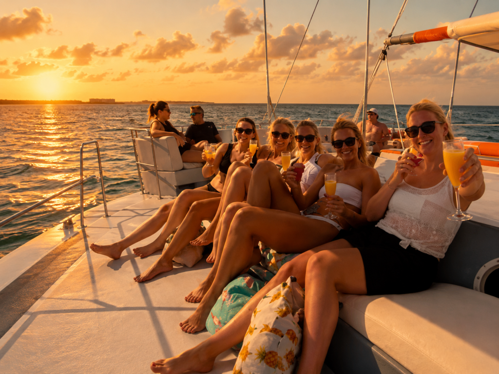 Private Sunset Catamaran Cruise: 3 Hours