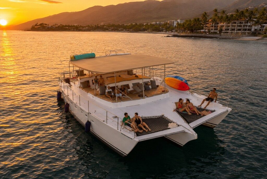Private Sunset Catamaran Cruise in Puerto Vallarta