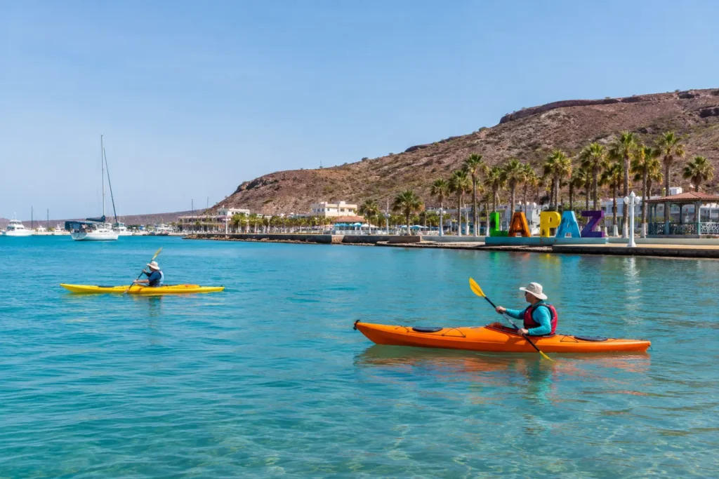 Kayaking Along La Paz Waterfront

